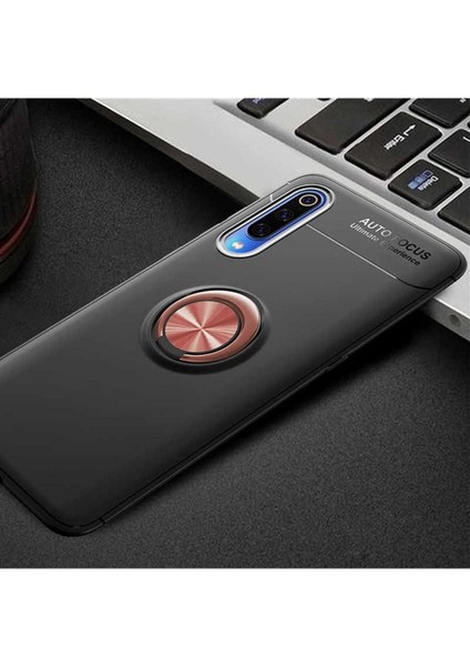 Samsung Galaxy A70 Uyumlu Kılıf Zore Ravel Silikon Kapak, Siyah-Rose Gold