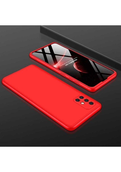 Samsung Galaxy A71 Uyumlu Kılıf Zore Ays Kapak, Kırmızı