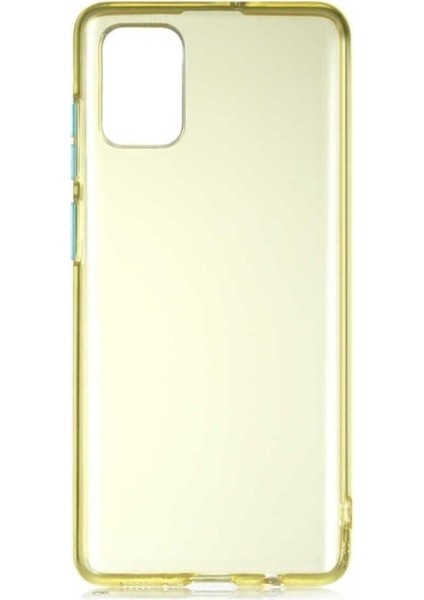 Samsung Galaxy A71 Uyumlu Kılıf Zore Bistro Kapak, Sarı