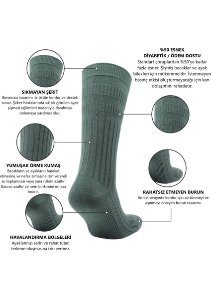 Bambu Diyabet Çorabı - Şeker Çorabı 40-44 fiyatları