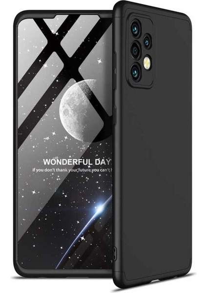 Samsung Galaxy A72 Uyumlu Kılıf Zore Ays Kapak, Siyah