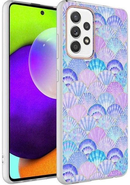 Samsung Galaxy A72 Uyumlu Kılıf Zore Bella Kapak, Lila