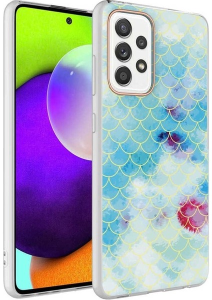 Samsung Galaxy A72 Uyumlu Kılıf Zore Bella Kapak, Mavi