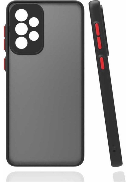 Samsung Galaxy A72 Uyumlu Kılıf Zore Hux Kapak, Siyah
