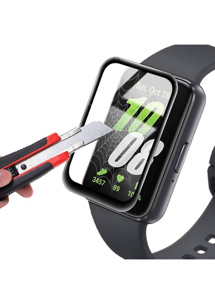 Samsung Galaxy Fit 3 Uyumlu Zore Pmma Pet Saat Ekran Koruyucu