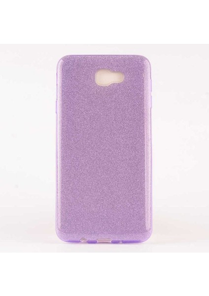 Samsung Galaxy A8 2016 Uyumlu Kılıf Shining Silikon, Mor