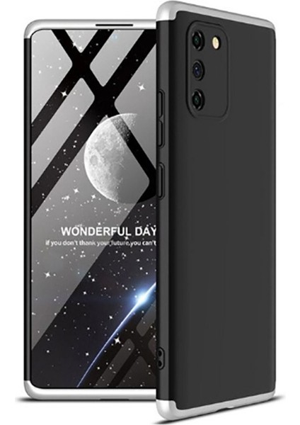 Samsung Galaxy A91 (S10 Lite) Uyumlu Kılıf Ays Kapak, Siyah-Gri