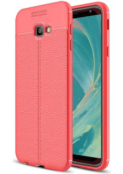 Samsung Galaxy J4 Plus Uyumlu Kılıf Niss Silikon Kapak, Kırmızı