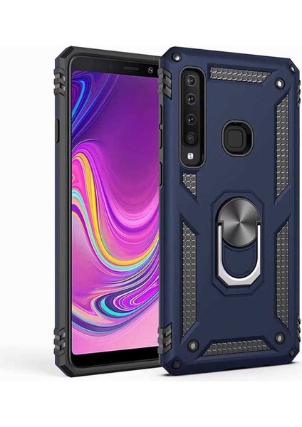 Samsung Galaxy A9 2018 Uyumlu Kılıf Vega Kapak, Mavi