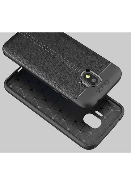 Samsung Galaxy J2 Pro 2018 Uyumlu Kılıf Niss Silikon Kapak, Siyah