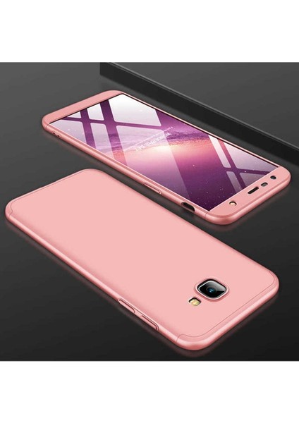 Samsung Galaxy J4 Plus Uyumlu Kılıf Ays Kapak, Rose Gold