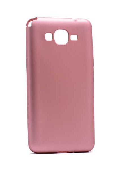 Samsung Galaxy J2 Prime Uyumlu Kılıf Premier Silikon Kapak, Rose Gold