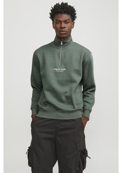 Originals Jorvesterbro Yarım Fermuarlı Relaxed Fit Sweat Erkek Sweat 12241777