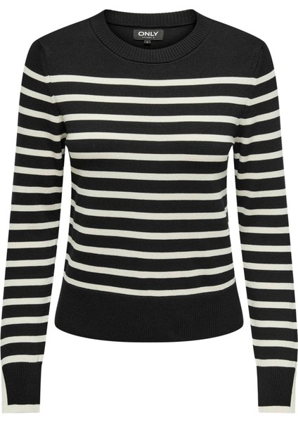Onlkalana Çizgili Bisiklet Yaka Triko Bayan Triko 15331331