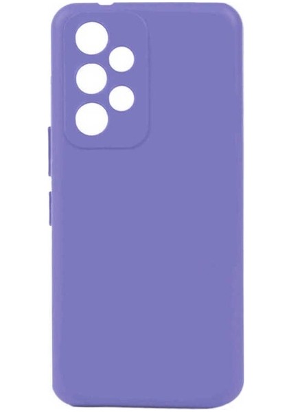 Samsung Galaxy A73 Uyumlu Kılıf Biye Silikon, Lila