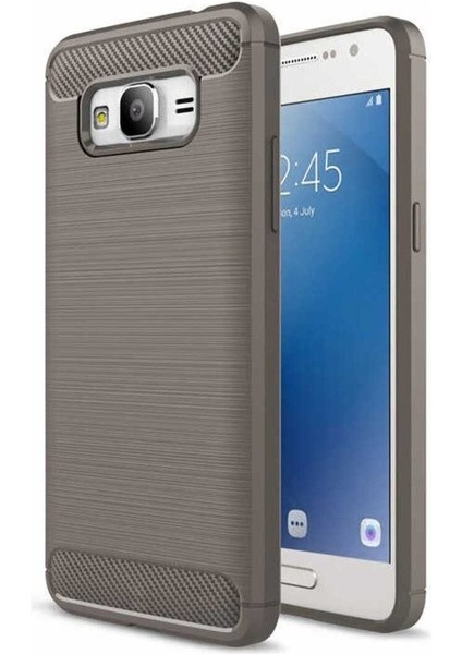 Samsung Galaxy J2 Prime Uyumlu Kılıf Room Silikon Kapak, Gri