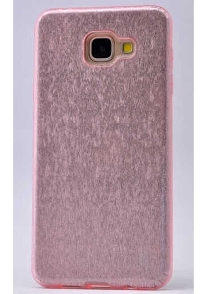 Samsung Galaxy J7 Prime Uyumlu Kılıf Shining Silikon, Rose Gold