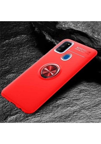 Samsung Galaxy M30S Uyumlu Kılıf Ravel Silikon Kapak, Kırmızı