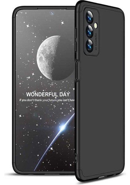 Samsung Galaxy M23 Uyumlu Kılıf Ays Kapak, Siyah