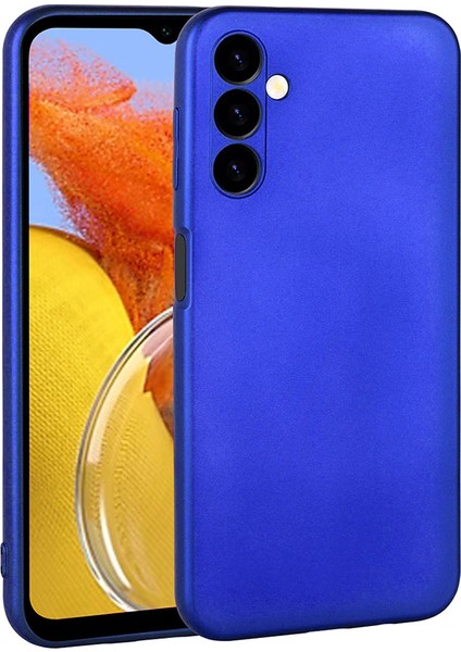 Samsung Galaxy M14 Uyumlu Kılıf Premier Silikon Kapak, Saks Mavi