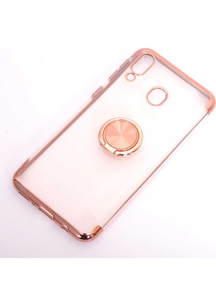 Samsung Galaxy M20 Uyumlu Kılıf Gess Silikon, Rose Gold