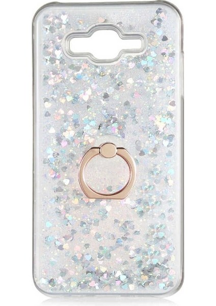 Samsung Galaxy J7 Uyumlu Kılıf Milce Kapak, Gümüş