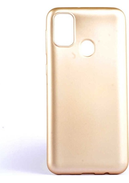 Samsung Galaxy M30S Uyumlu Kılıf Premier Silikon Kapak, Gold