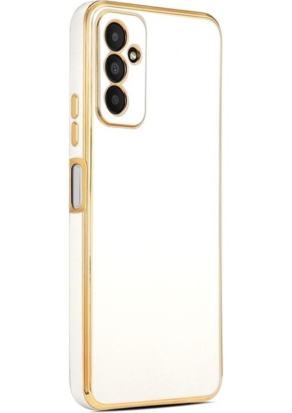 Samsung Galaxy M23 Uyumlu Kılıf Bark Kapak, Beyaz
