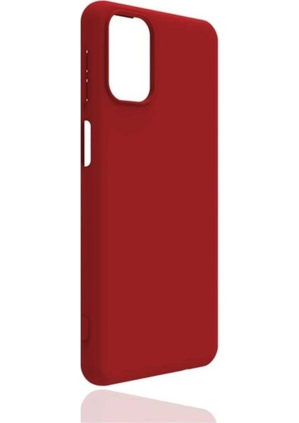 Samsung Galaxy M31S Uyumlu Kılıf Biye Silikon, Kırmızı