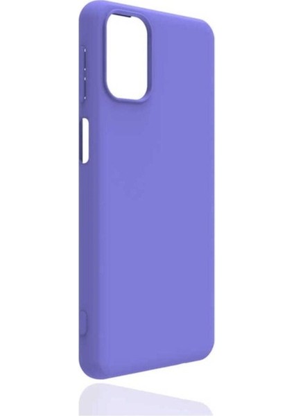 Samsung Galaxy M31S Uyumlu Kılıf Biye Silikon, Mor