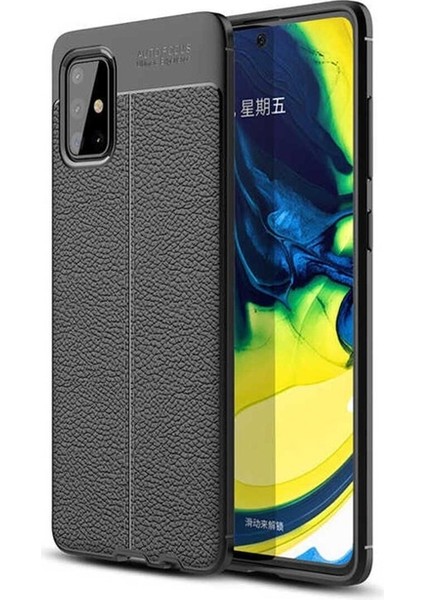 Samsung Galaxy M31S Uyumlu Kılıf Niss Silikon Kapak, Siyah
