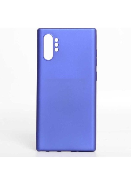 Samsung Galaxy Note 10 Plus Uyumlu Kılıf Premier Silikon Kapak, Saks Mavi