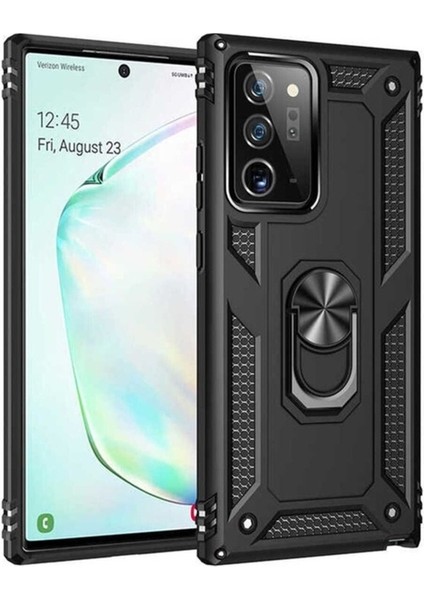 Samsung Galaxy Note 20 Ultra Uyumlu Kılıf Vega Kapak, Siyah