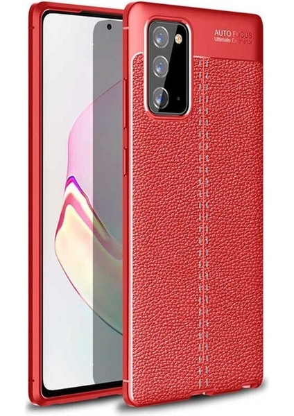 Samsung Galaxy Note 20 Uyumlu Kılıf Niss Silikon Kapak, Kırmızı