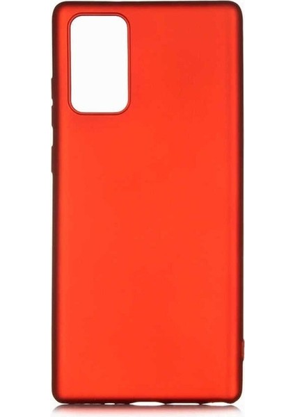 Samsung Galaxy Note 20 Uyumlu Kılıf Premier Silikon Kapak, Kırmızı