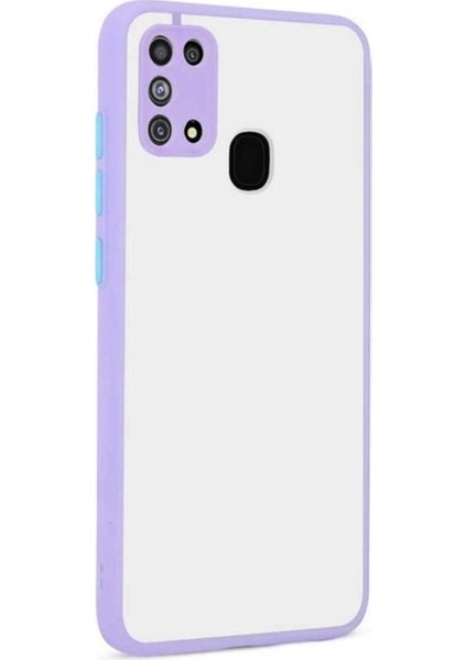 Samsung Galaxy M31 Uyumlu Kılıf Hux Kapak, Lila