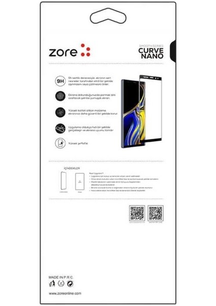 Samsung Galaxy Note 10 Plus Uyumlu 3D Short Curve Nano Ekran Koruyucu