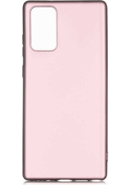 Samsung Galaxy Note 20 Uyumlu Kılıf Premier Silikon Kapak, Rose Gold