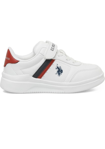 U.S. Polo Assn. Berkeley Jr 4Pr Beyaz Erkek Çocuk Sneaker