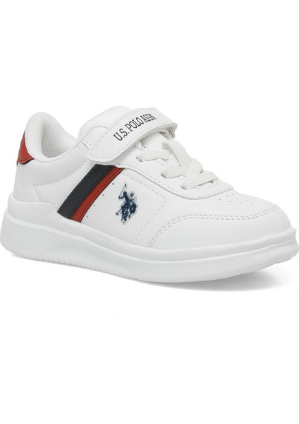 U.S. Polo Assn. Berkeley Jr 4Pr Beyaz Erkek Çocuk Sneaker