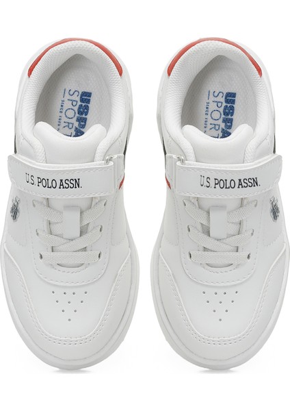 U.S. Polo Assn. Berkeley Jr 4Pr Beyaz Erkek Çocuk Sneaker