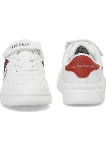 U.S. Polo Assn. Berkeley Jr 4Pr Beyaz Erkek Çocuk Sneaker