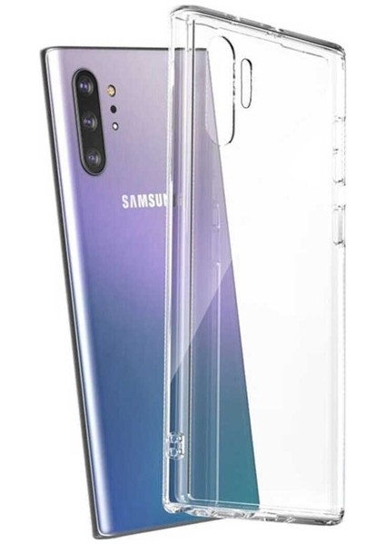 Samsung Galaxy Note 10 Plus Uyumlu Kılıf Kamera Korumalı Süper Silikon Kapak