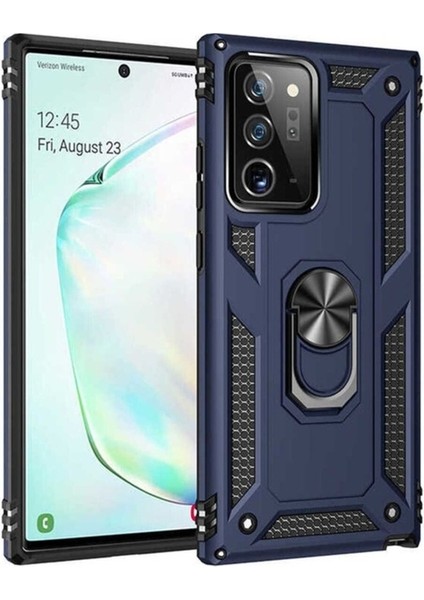 Samsung Galaxy Note 20 Ultra Uyumlu Kılıf Vega Kapak, Mavi