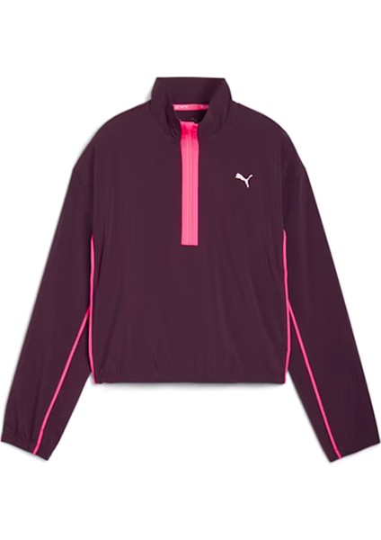 Run For Her Woven 1/2 Zip Kadın Ceket