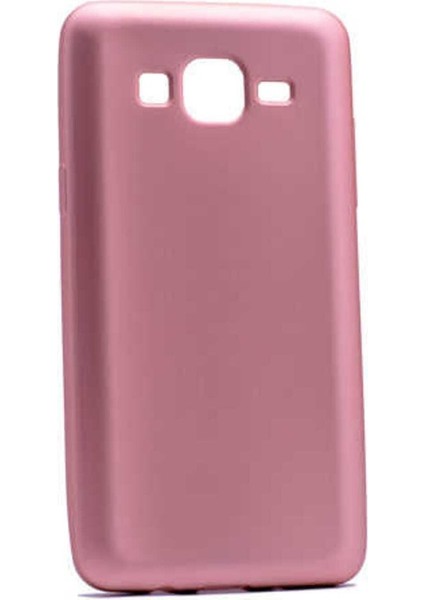 Samsung Galaxy On5 Uyumlu Kılıf Premier Silikon Kapak, Rose Gold
