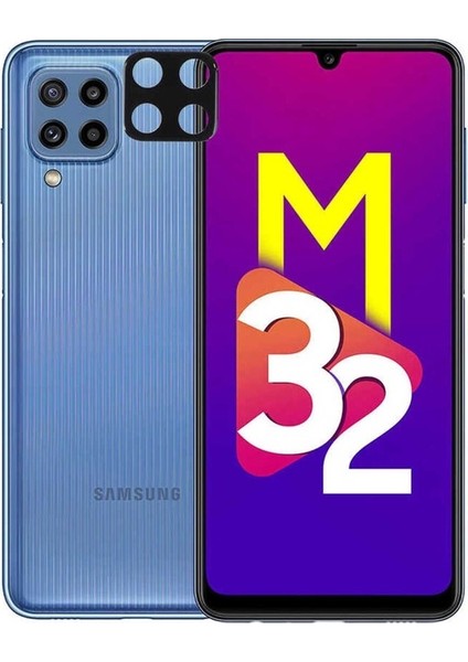 Samsung Galaxy M32 Uyumlu 3D Kamera Camı