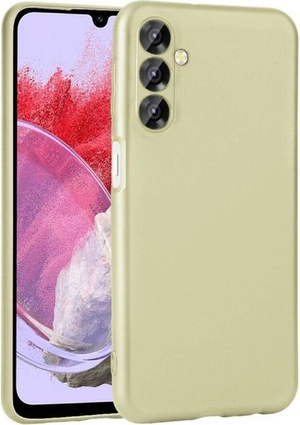 Samsung Galaxy M34 5g Uyumlu Kılıf Premier Silikon Kapak, Gold