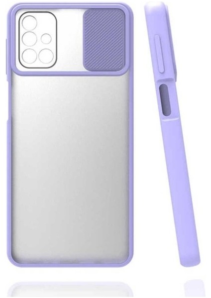 Samsung Galaxy M31S Uyumlu Kılıf Lensi Kapak, Lila