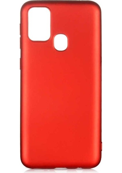 Samsung Galaxy M31 Uyumlu Kılıf Premier Silikon Kapak, Kırmızı
